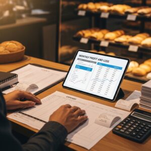 Monthly Bakery Profit and Loss Tracker